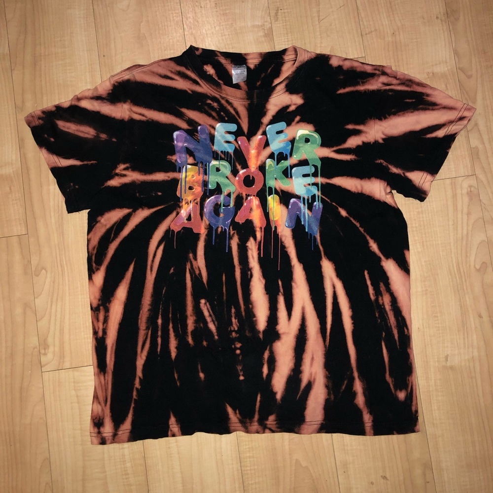 Custom Handmade Acid washed rap T-shirt youngboy